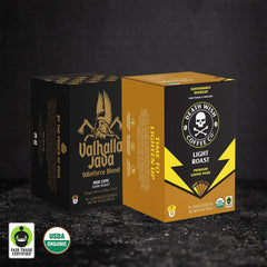 Light Roast + Valhalla Java Single-Serve Pod Bundle