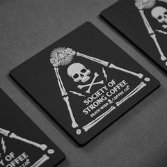 Society of Strong Coffee Coaster Set